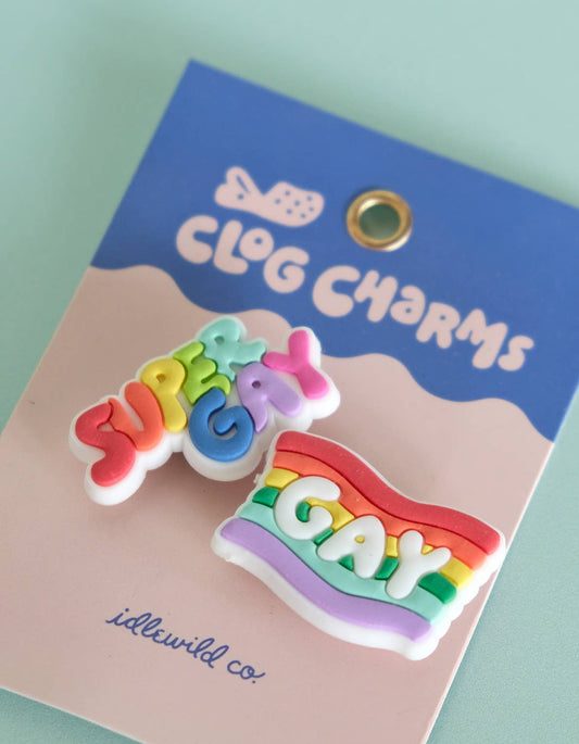 Gay Pride Croc Clog Charms