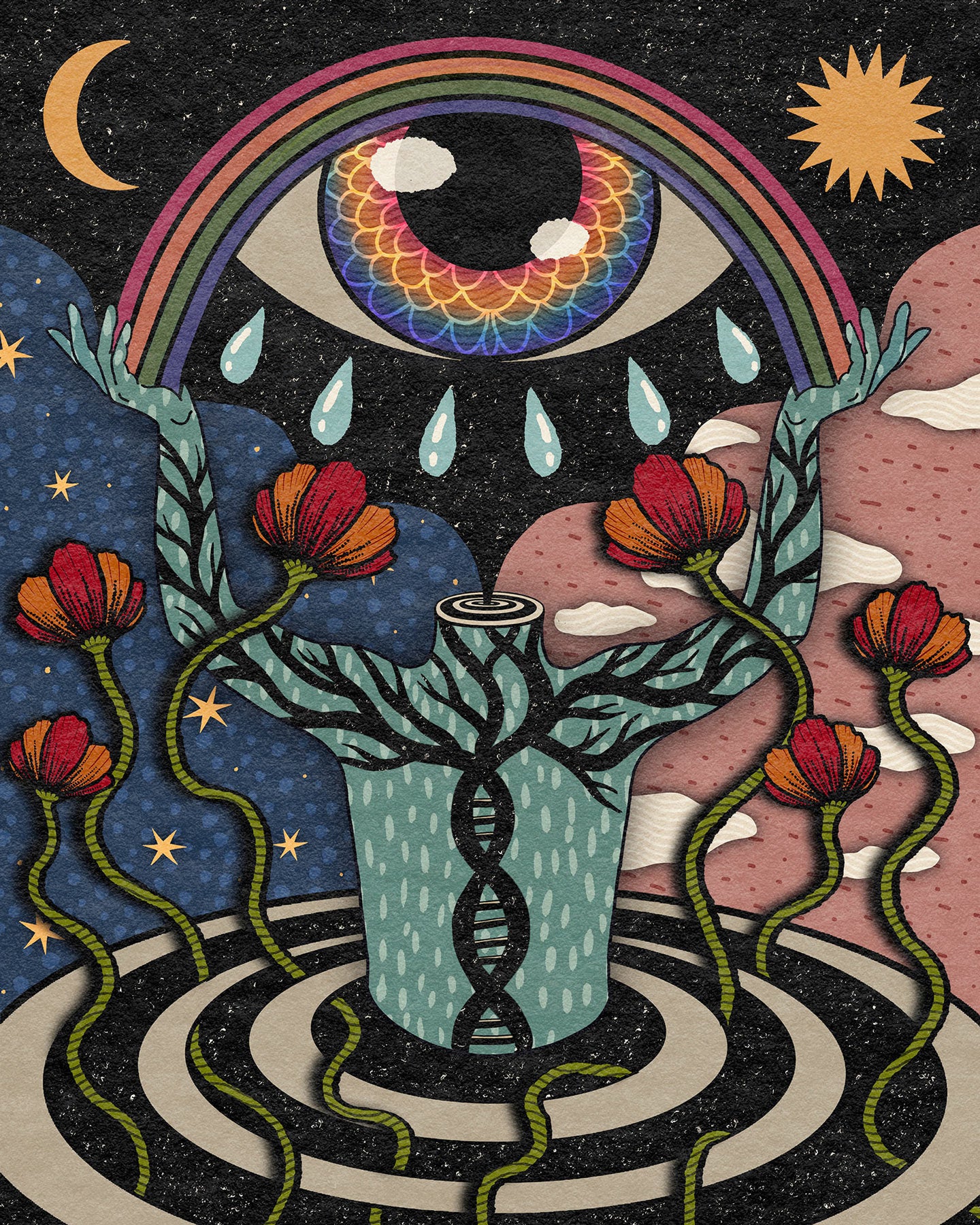 We Are All Connected and Infinite Print