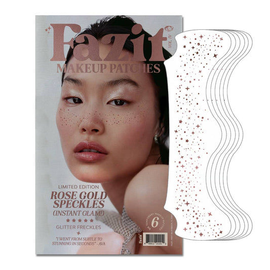 Rose Gold Stardust Speckles —Makeup patch for every occasion