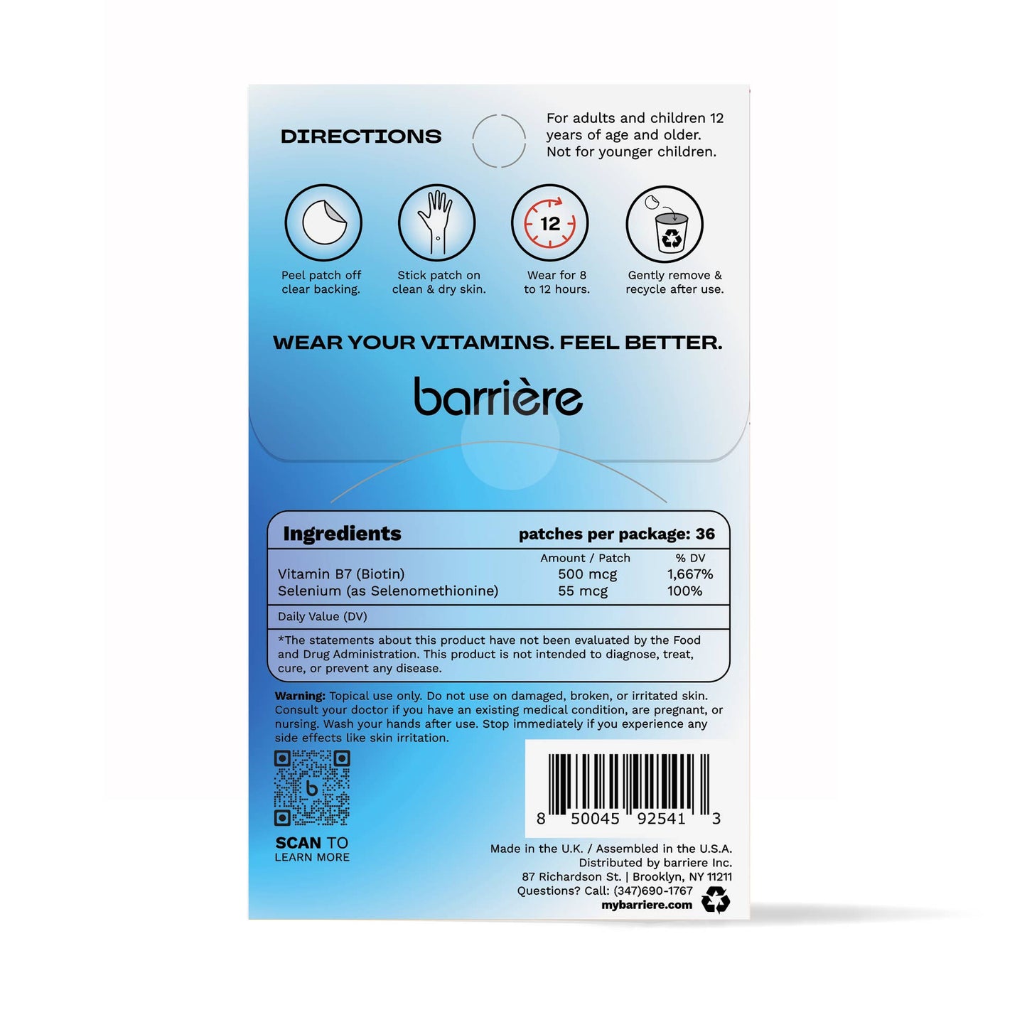 CALL OF BEAUTY Biotin patch 36pk coquette prints