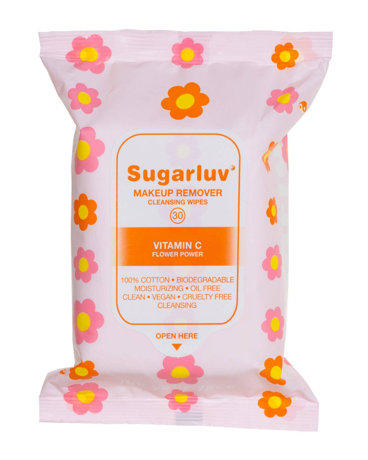 Makeup Remover Cleansing Wipes - Vitamin C 30 Count