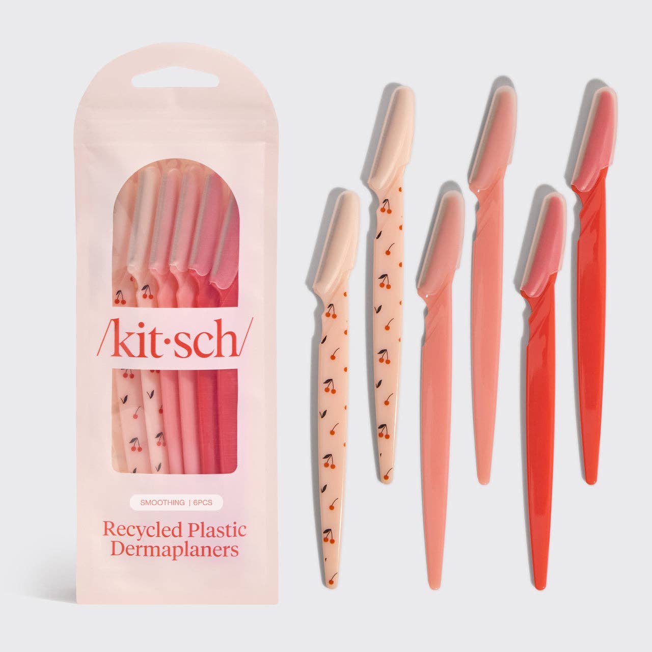 Recycled Plastic Dermaplaner 6 pack - Cherry Blossom