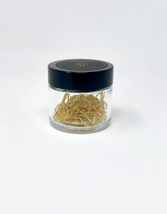 Banana Gold Plated Paper Clips (Jar of 25)