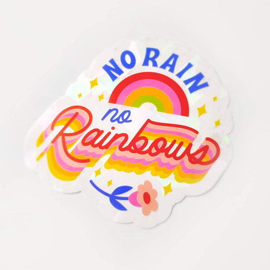 No Rain No Rainbow Suncatcher