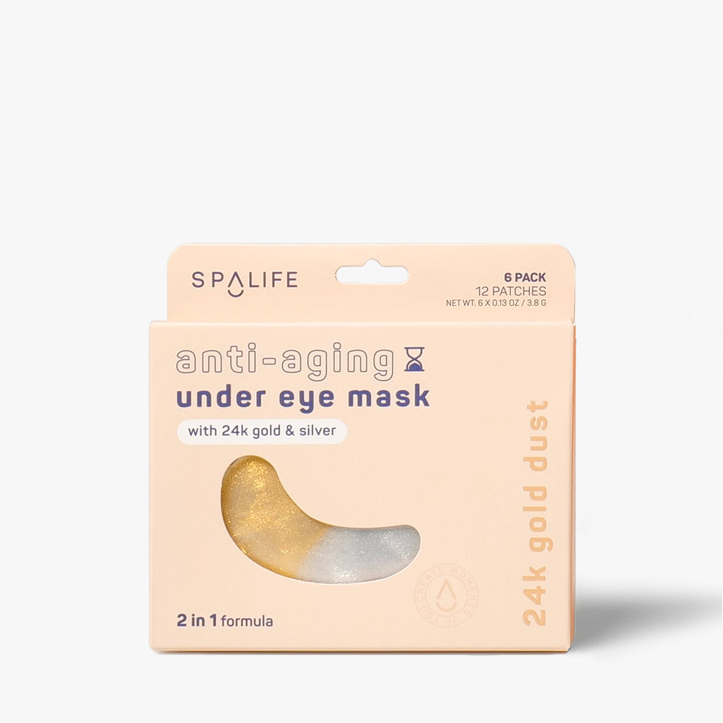 Silver & Gold Anti-Aging Undereye Masks - 6 Pairs