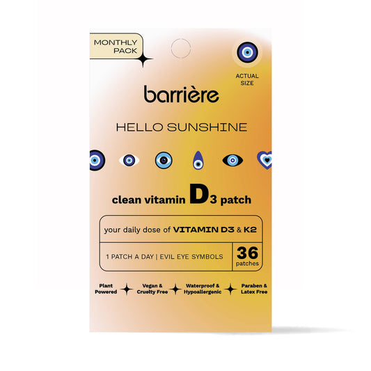HELLO SUNSHINE Vitamin D3 patch 36pk evil eye