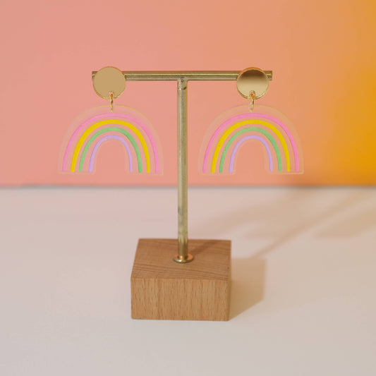Pastel Rainbow Earrings