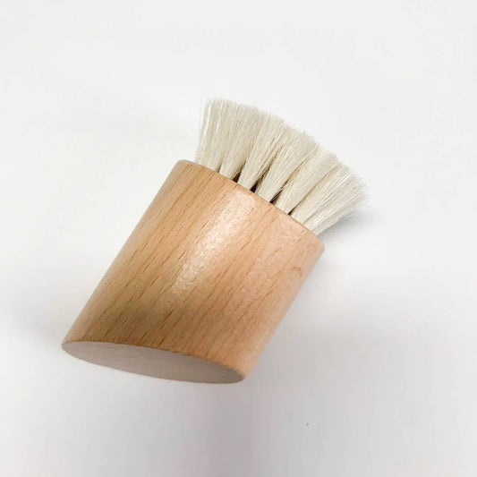 Goat Hair Bristle Face Brush
