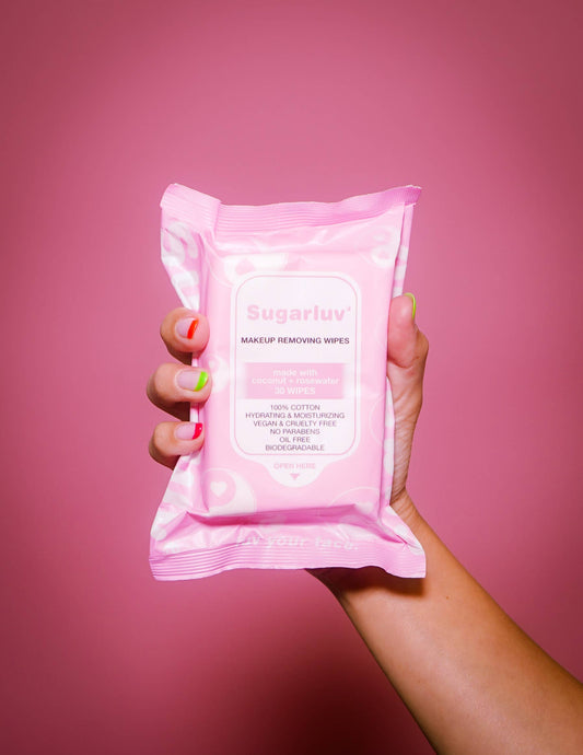 Facial Cleansing Wipes Micellar Coconut + Rose 30 Count