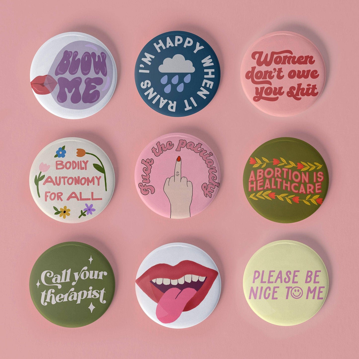 Bodily Autonomy Pinback Button