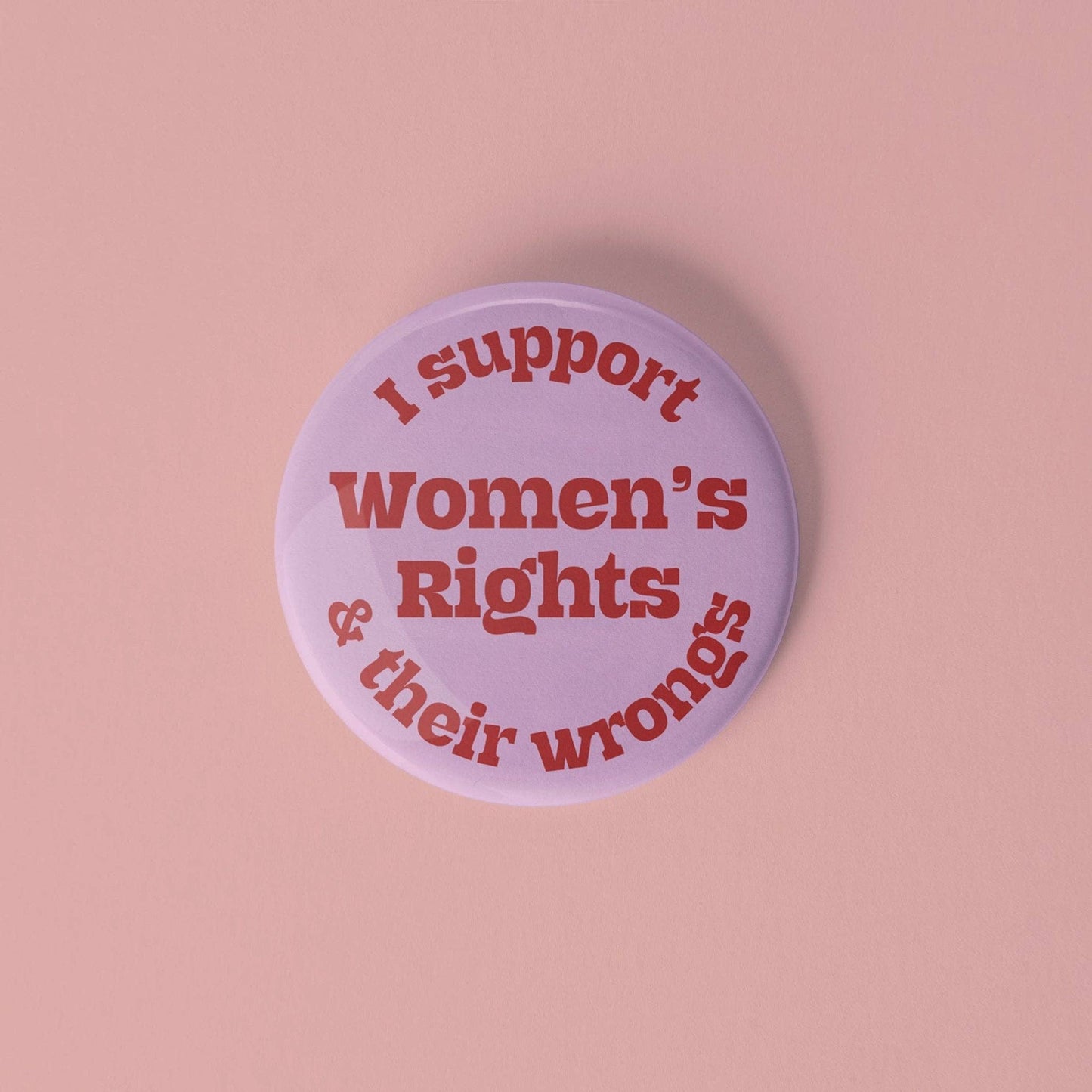 Women’s rights pinback button