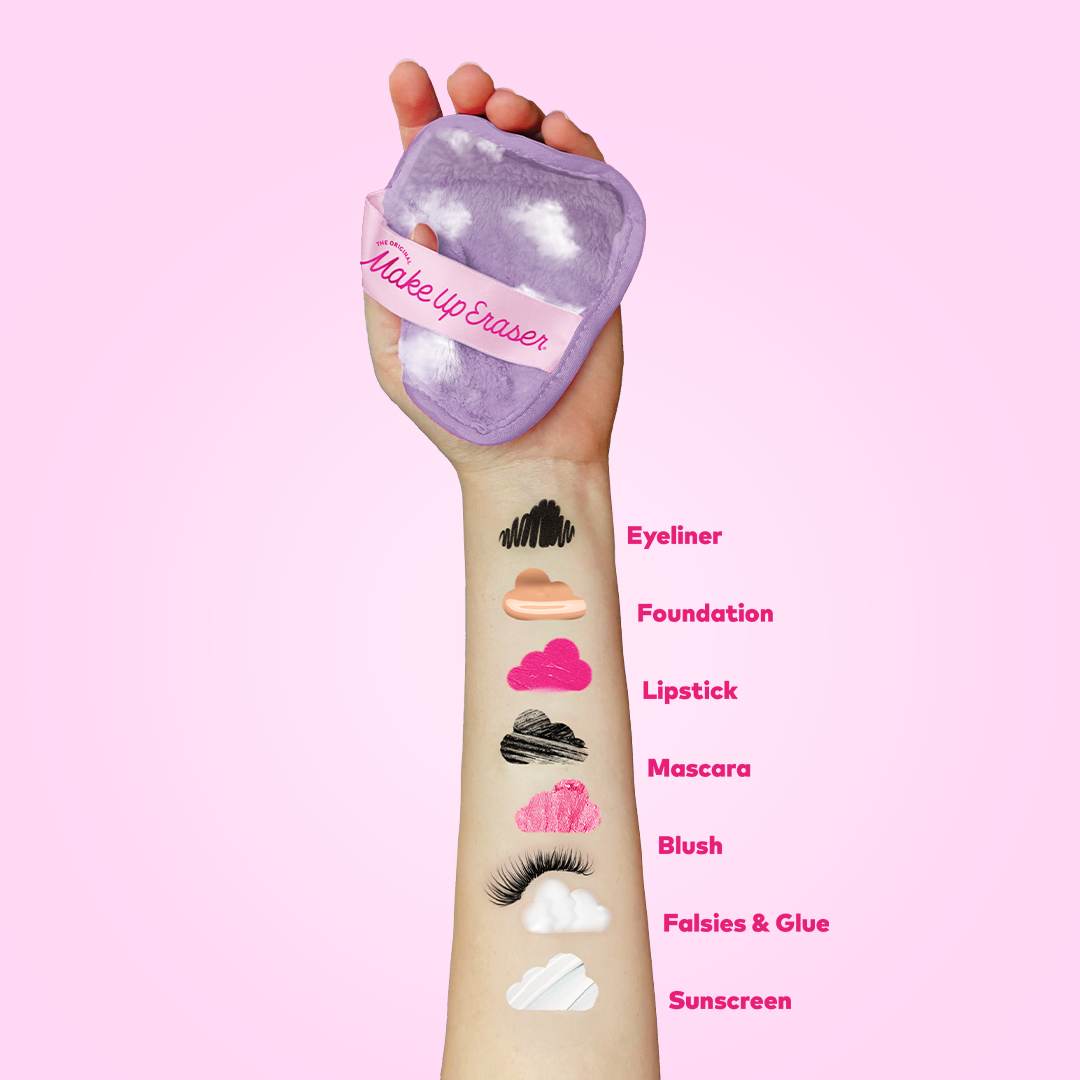 Make Up Eraser 7-Day Set & Cosmetic Bag - LIMITED EDITION Cloud 9