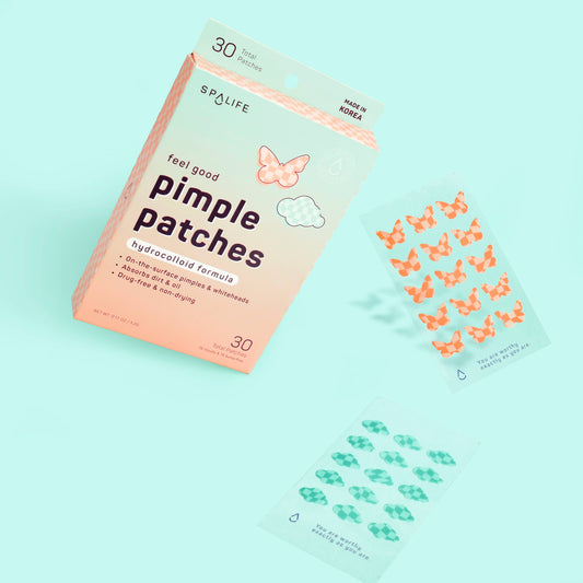 Hydrocolloid Pimple Patches - Feel good Butterfly & Clouds 30ct
