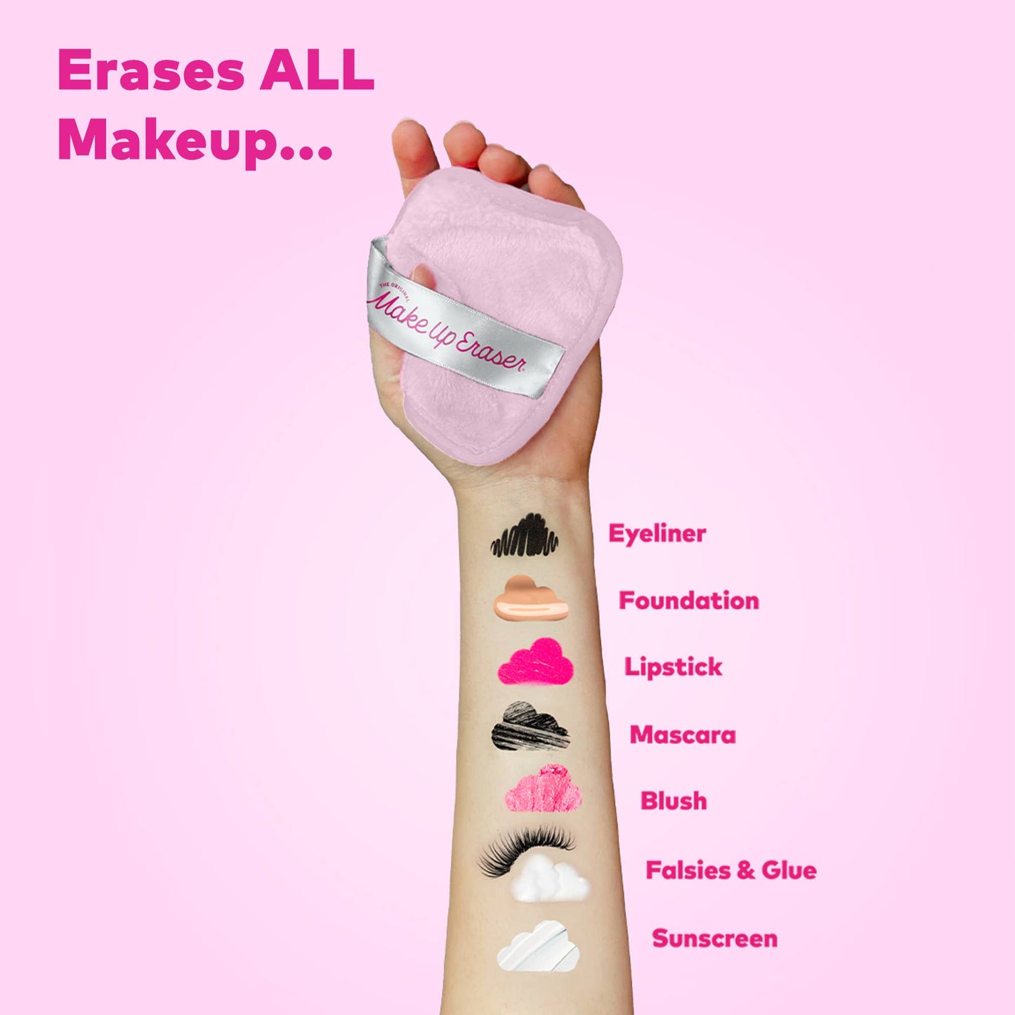 Silver Infused Make Up Eraser 7-Day Set - Acne Prone Skin