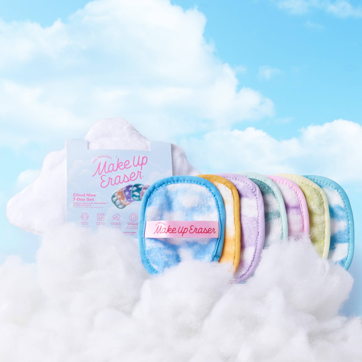 Make Up Eraser 7-Day Set & Cosmetic Bag - LIMITED EDITION Cloud 9
