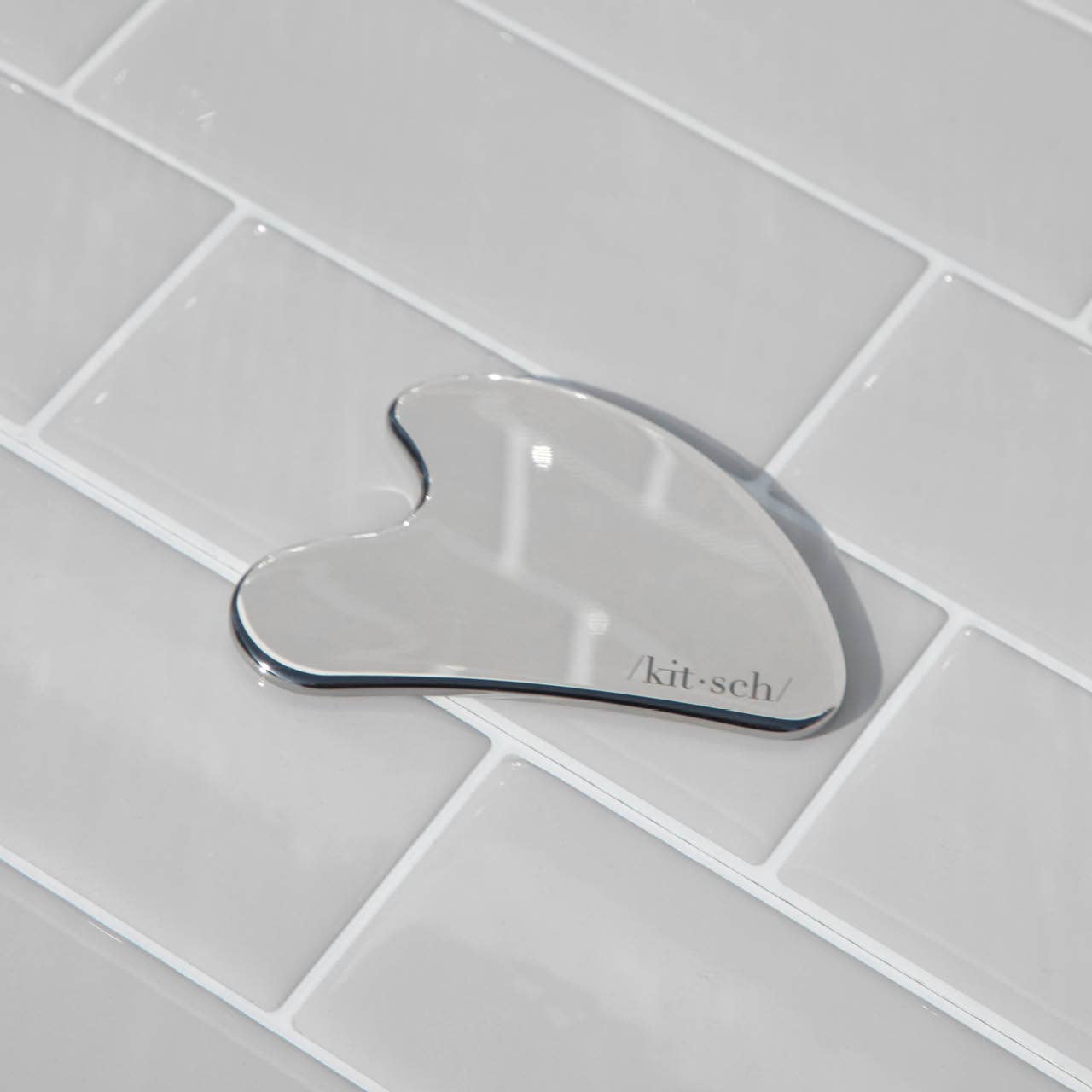 Stainless Steel Gua Sha - Silver