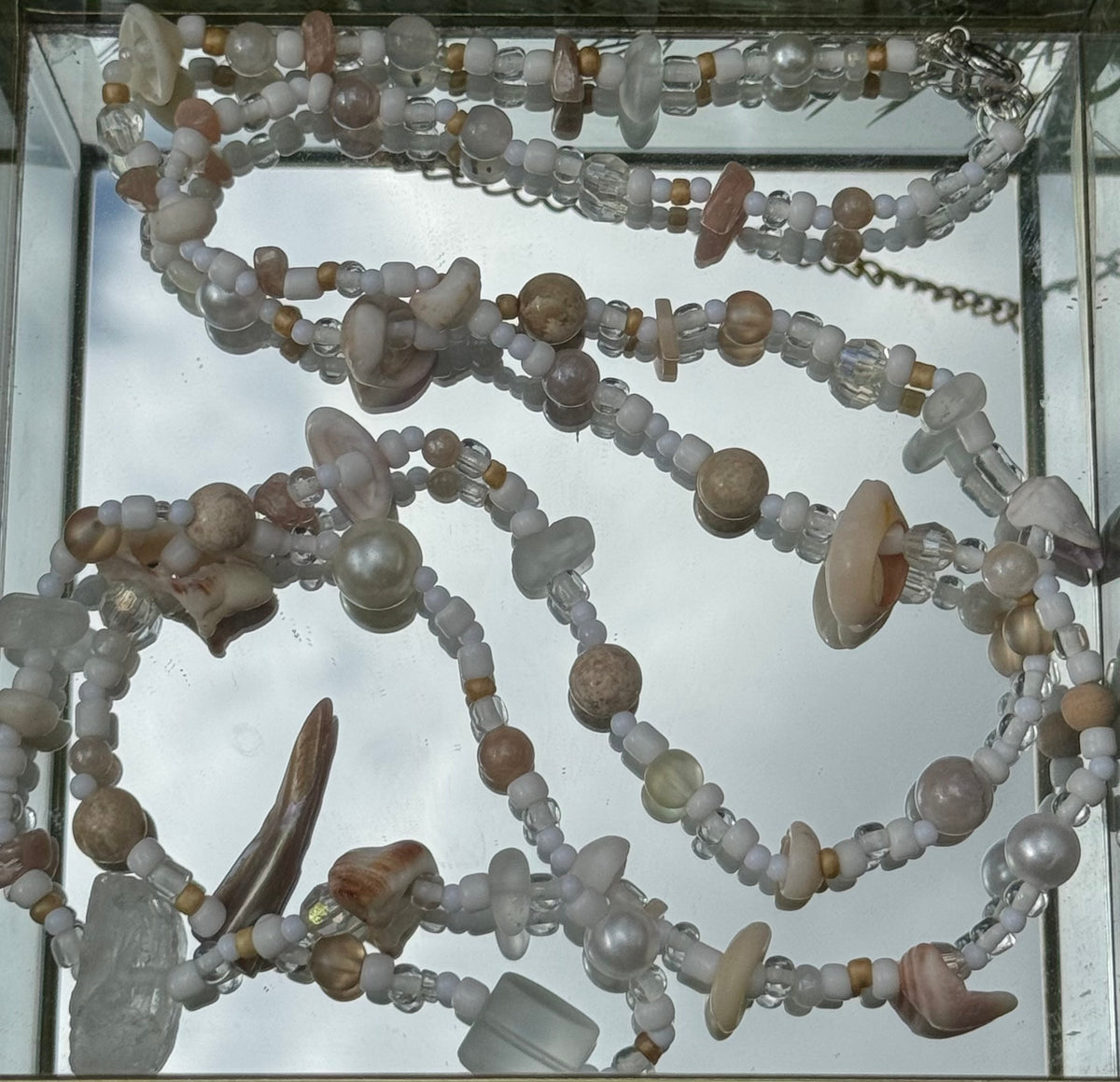 Beaded Belly Chain by Silver Strawberry