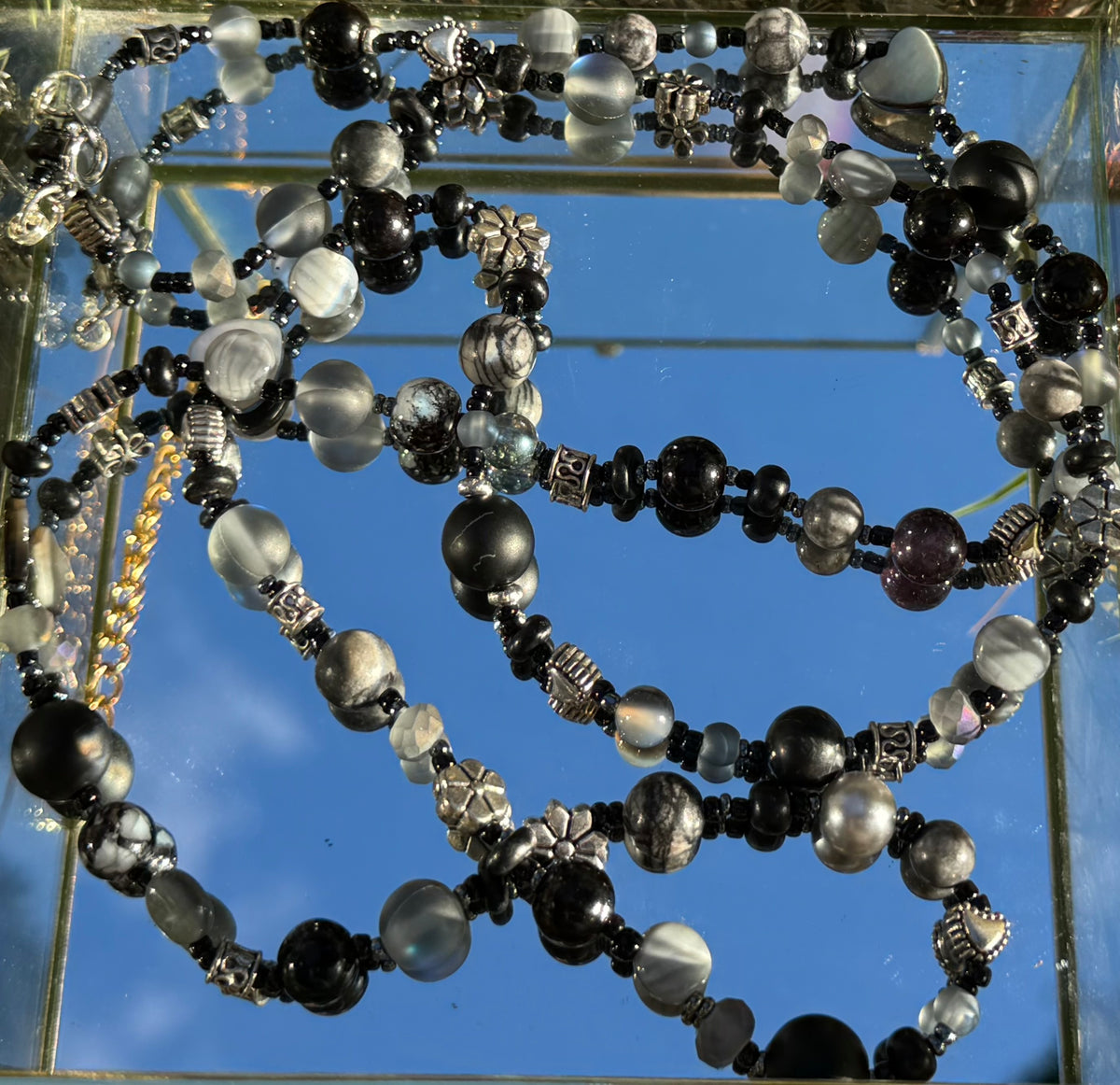 Beaded Belly Chain by Silver Strawberry