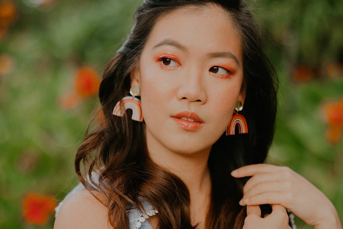 Sunset Rainbow Earrings - Dangles