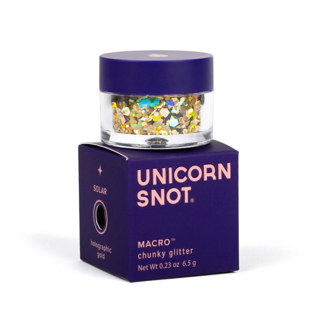 Macro Glitter | Gold-Solar | Chunky Glitter | Body Glitter