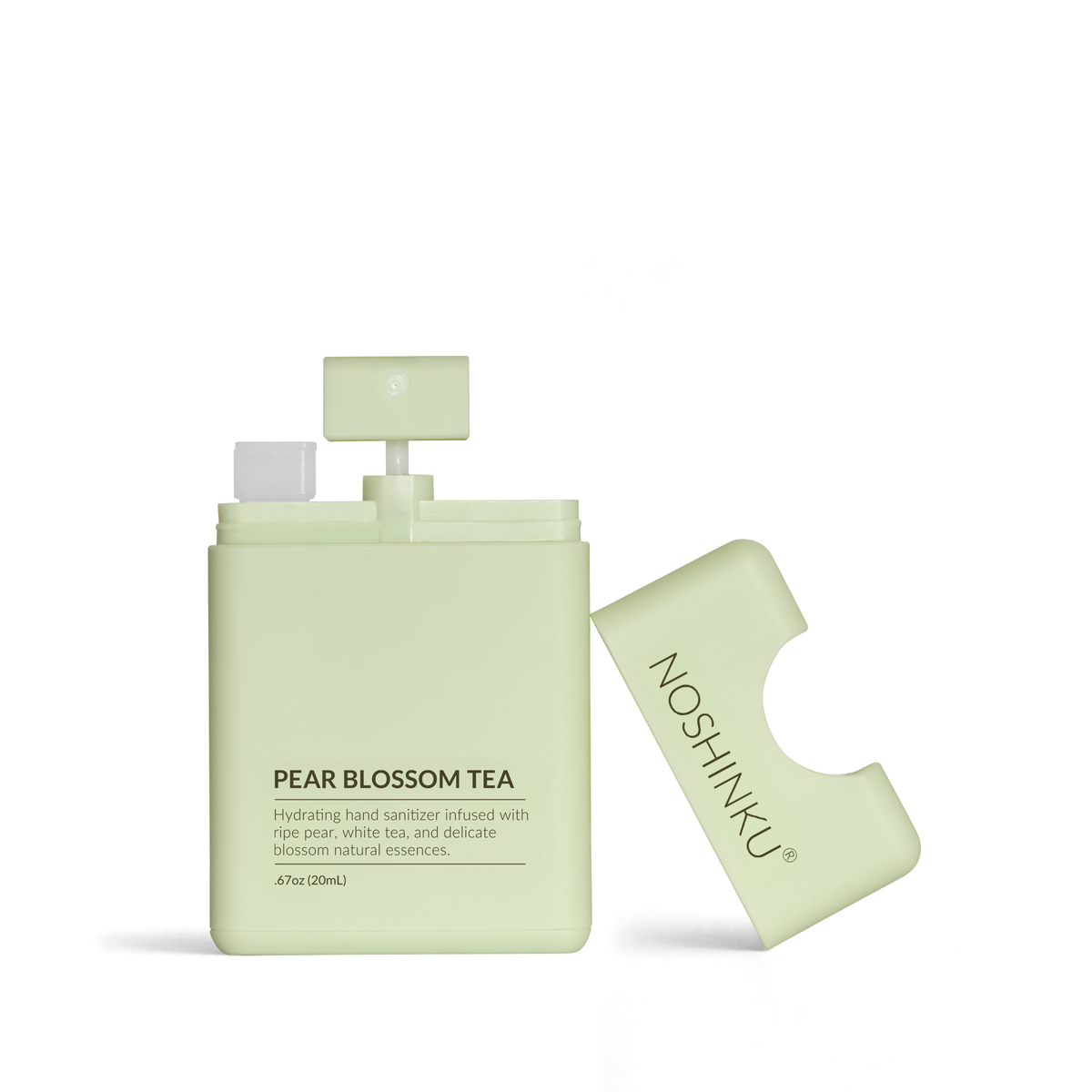 Refillable Pear Blossom Tea Hydrating Pocket Hand Sanitizer