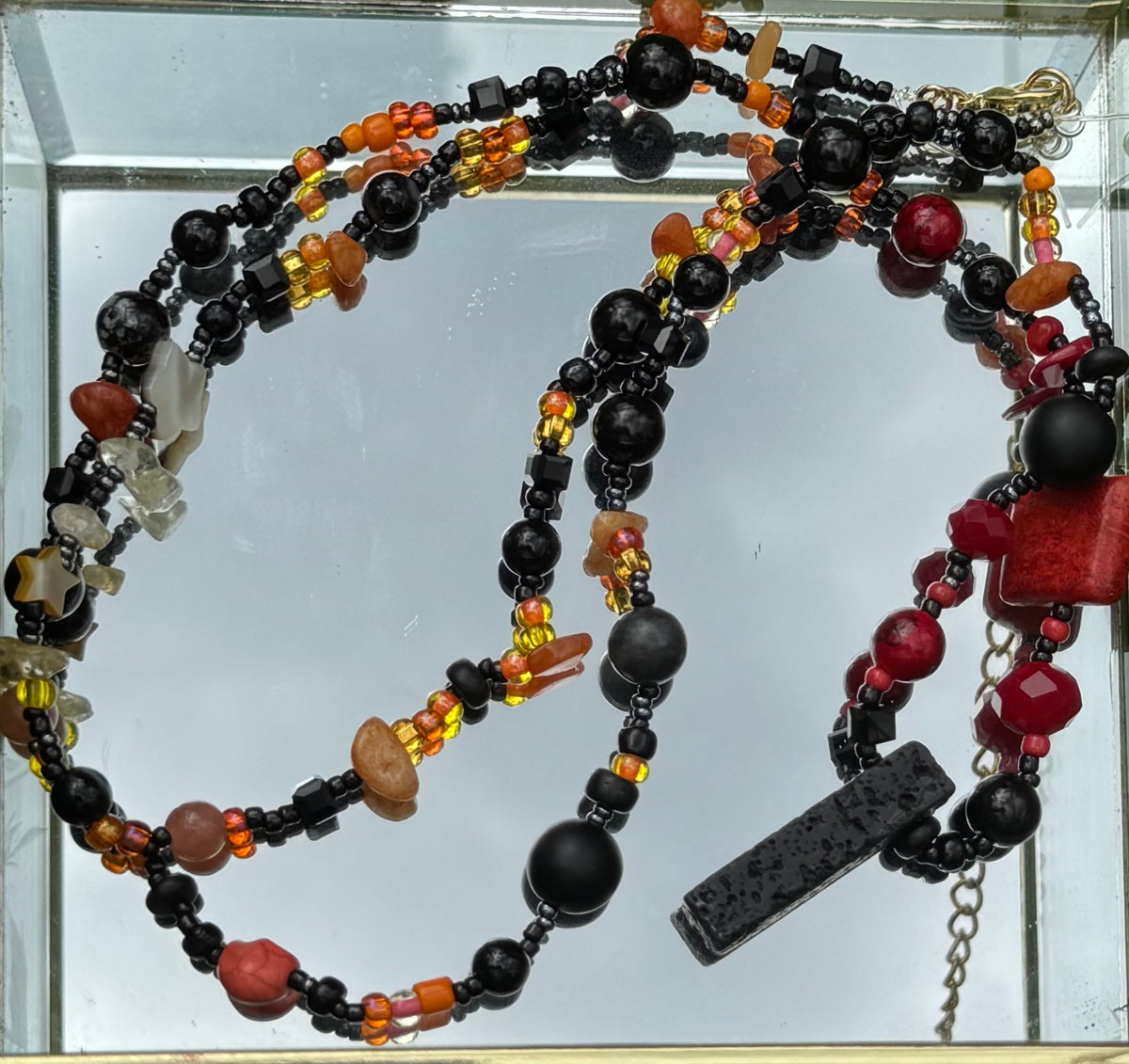 Beaded Belly Chain by Silver Strawberry