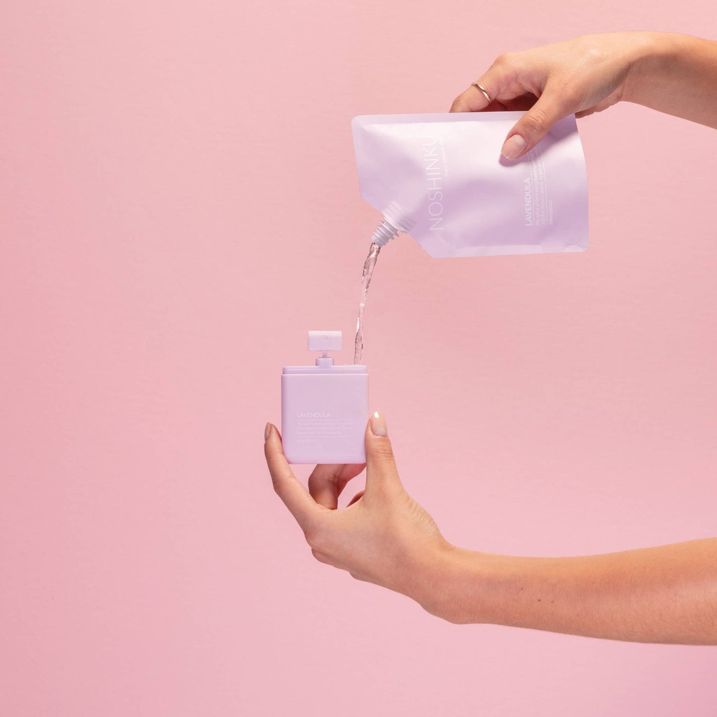 Refillable Lavender Pocket Hand Sanitizer