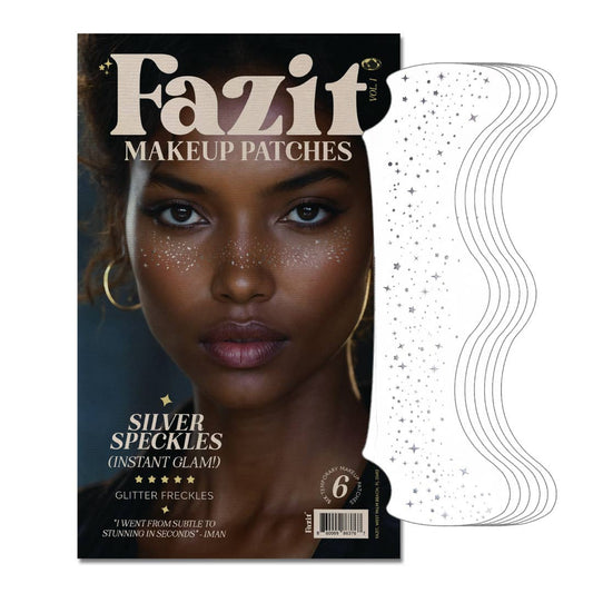 Silver Glitter Freckles —Makeup patches for every occasion