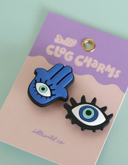 Evil Eye Croc Clog Charms