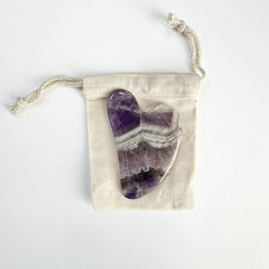 Stone Gua Sha - Amethyst