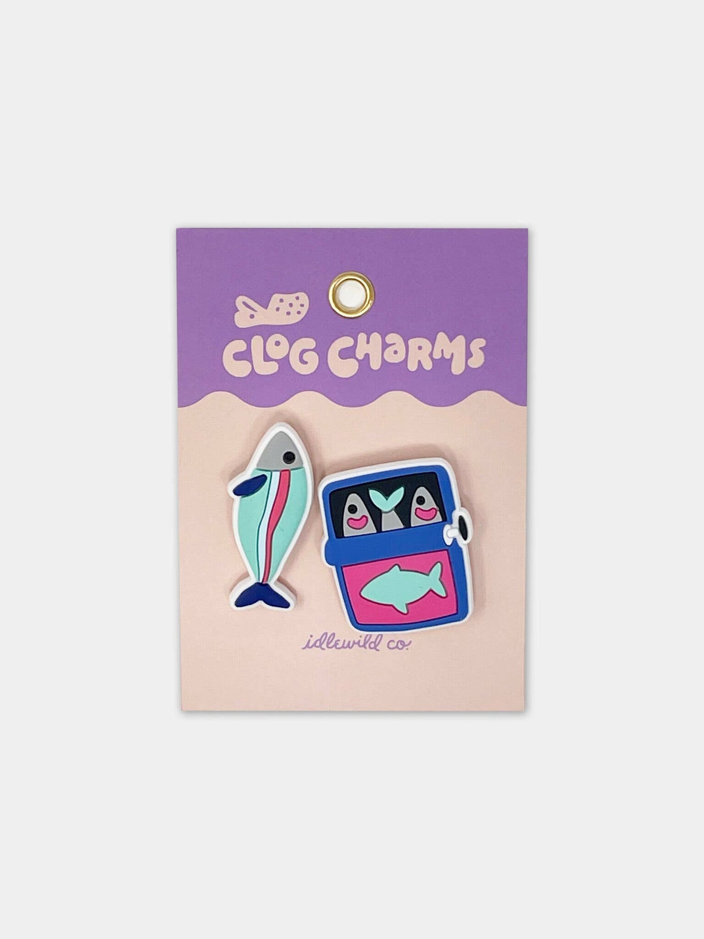 Tinned Fish Croc Clog Charms