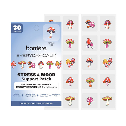 EVERYDAY CALM patch 30pk mushroom print