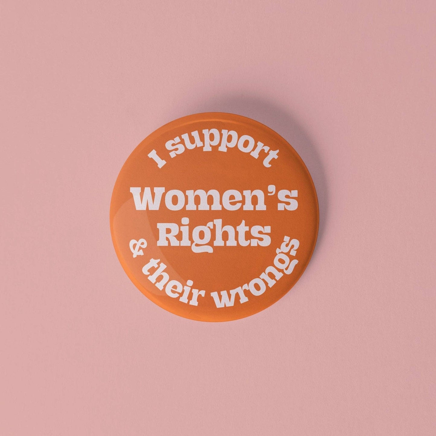 Women’s rights pinback button