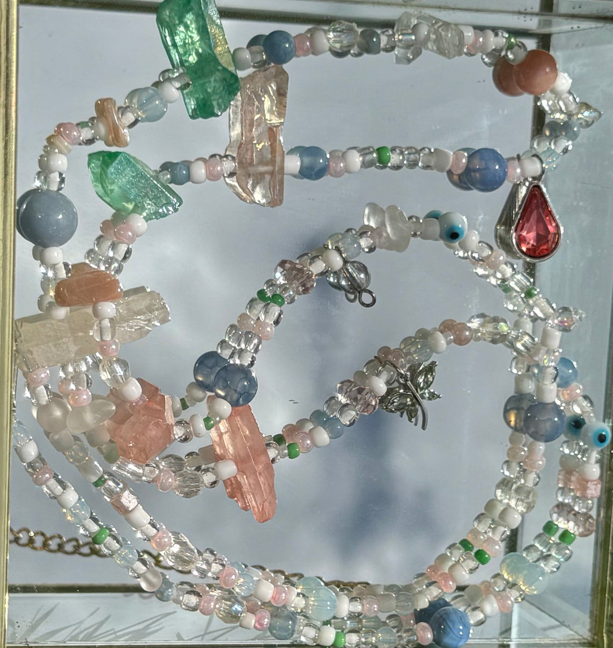 Beaded Belly Chain by Silver Strawberry