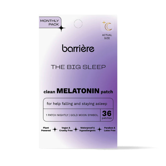 THE BIG SLEEP Melatonin patch 36pk gold moon icons