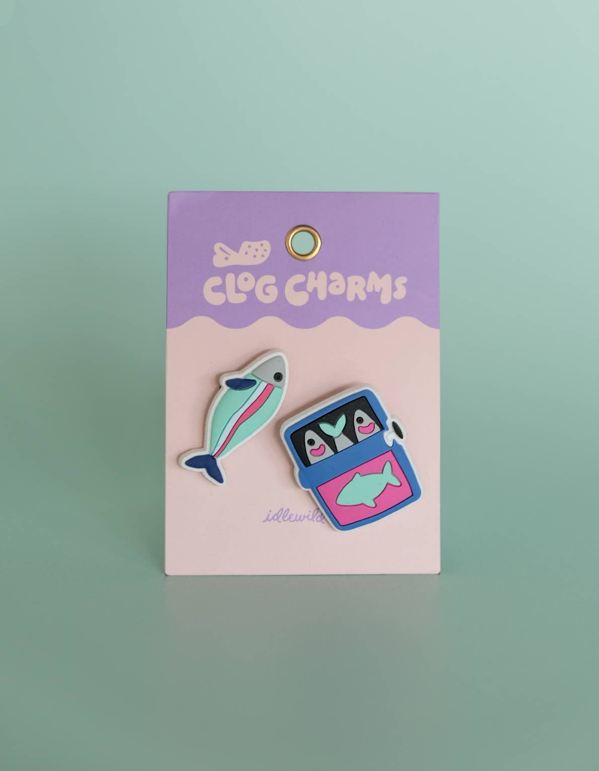 Tinned Fish Croc Clog Charms