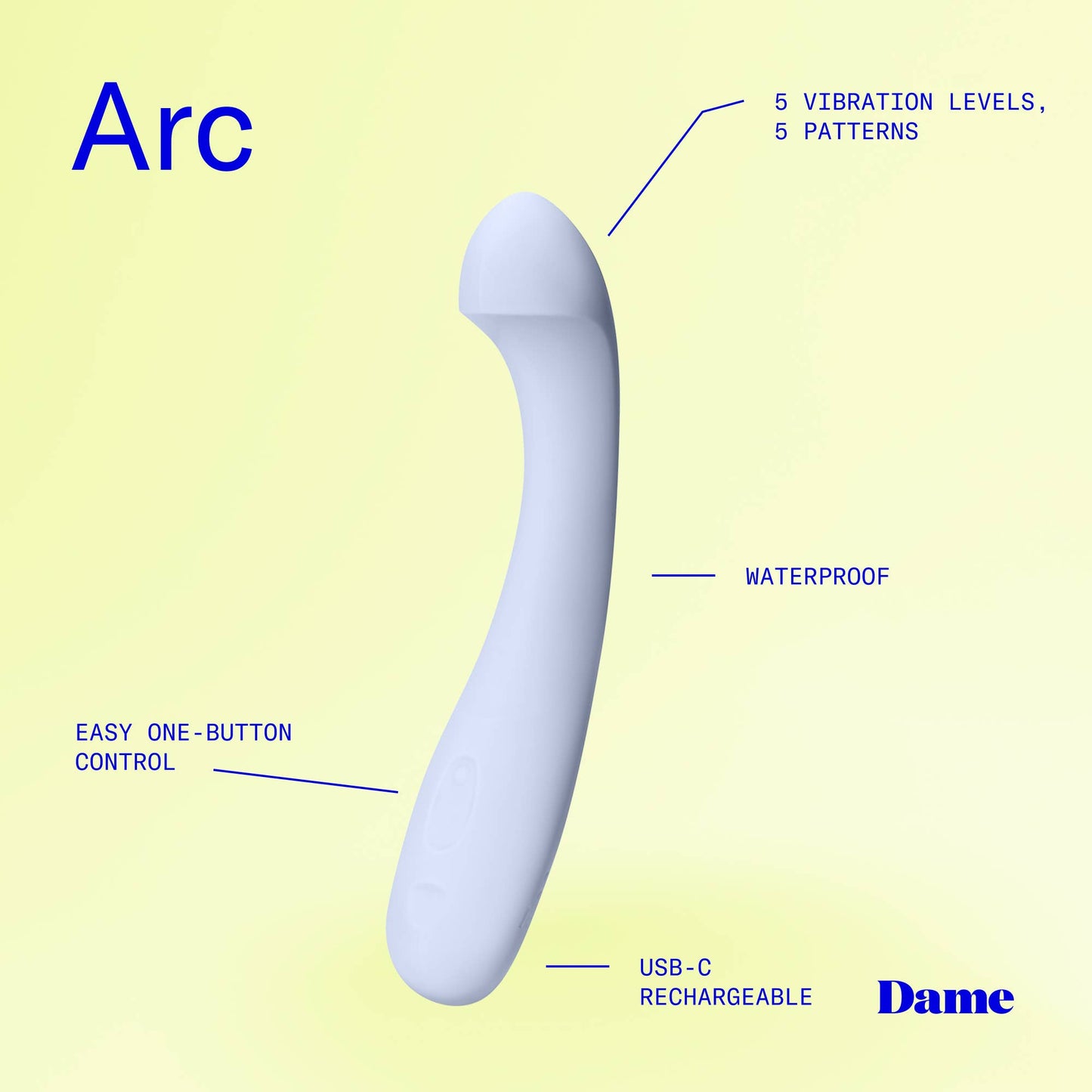 Arc Vibrator - Ice | G-Spot & Clitoral Stimulation