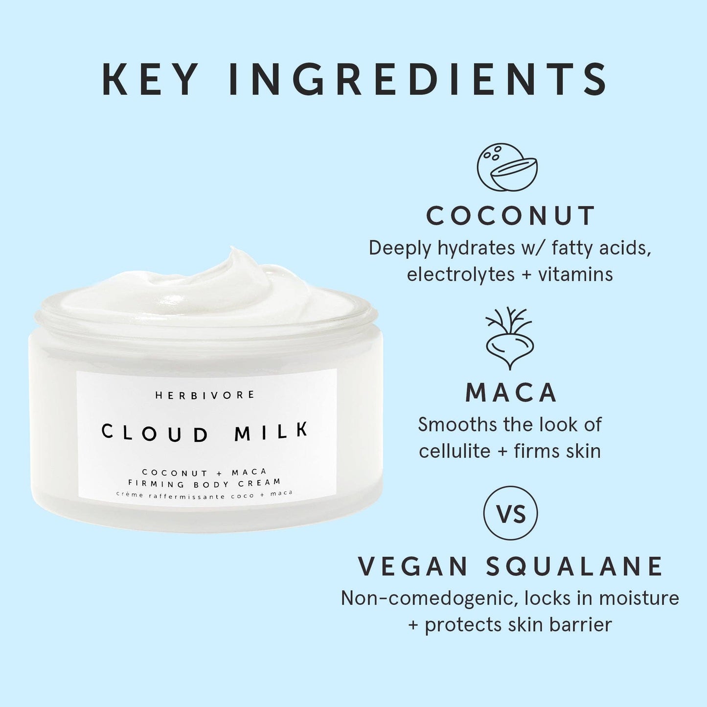 Cloud Milk Coconut + Maca Firming Body Cream