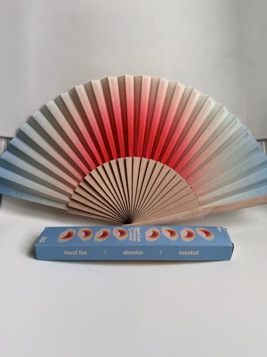 Helio Ferretti Hand Fan - Gradient
