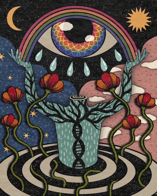 We Are All Connected and Infinite Print