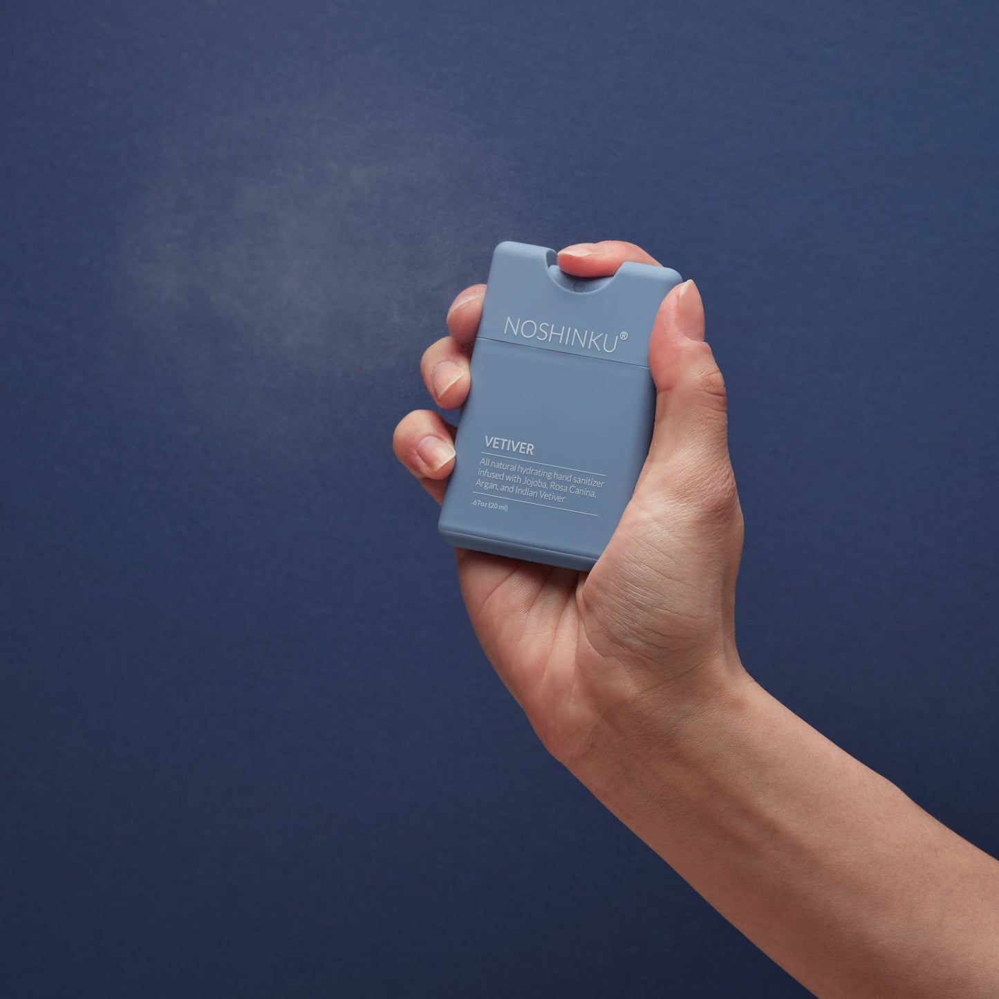 Refillable Vetiver Patchouli Pocket Hand Sanitizer