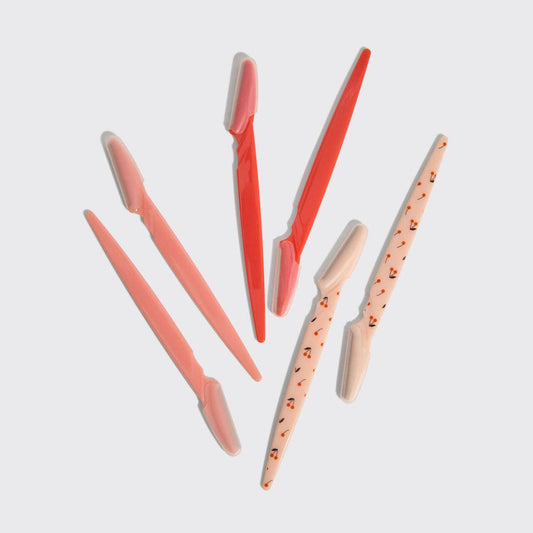 Recycled Plastic Dermaplaner 6 pack - Cherry Blossom