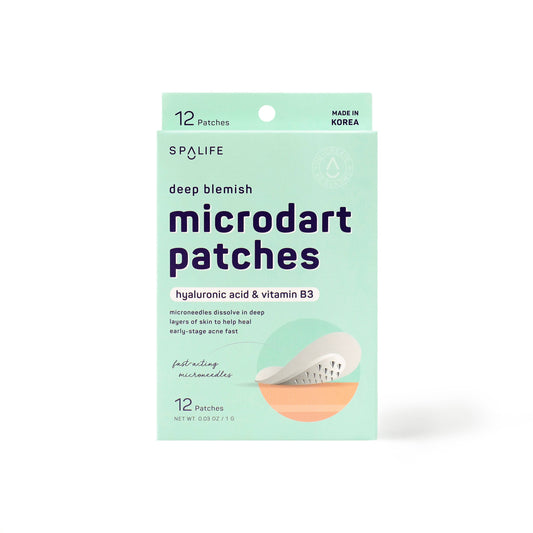 Deep Blemish Microdart Patches with Hyaluronic Acid & Vitamin B3 - 12ct