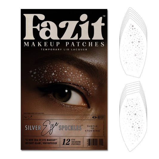 Silver Eye Shadow Speckles Makeup for Halloween