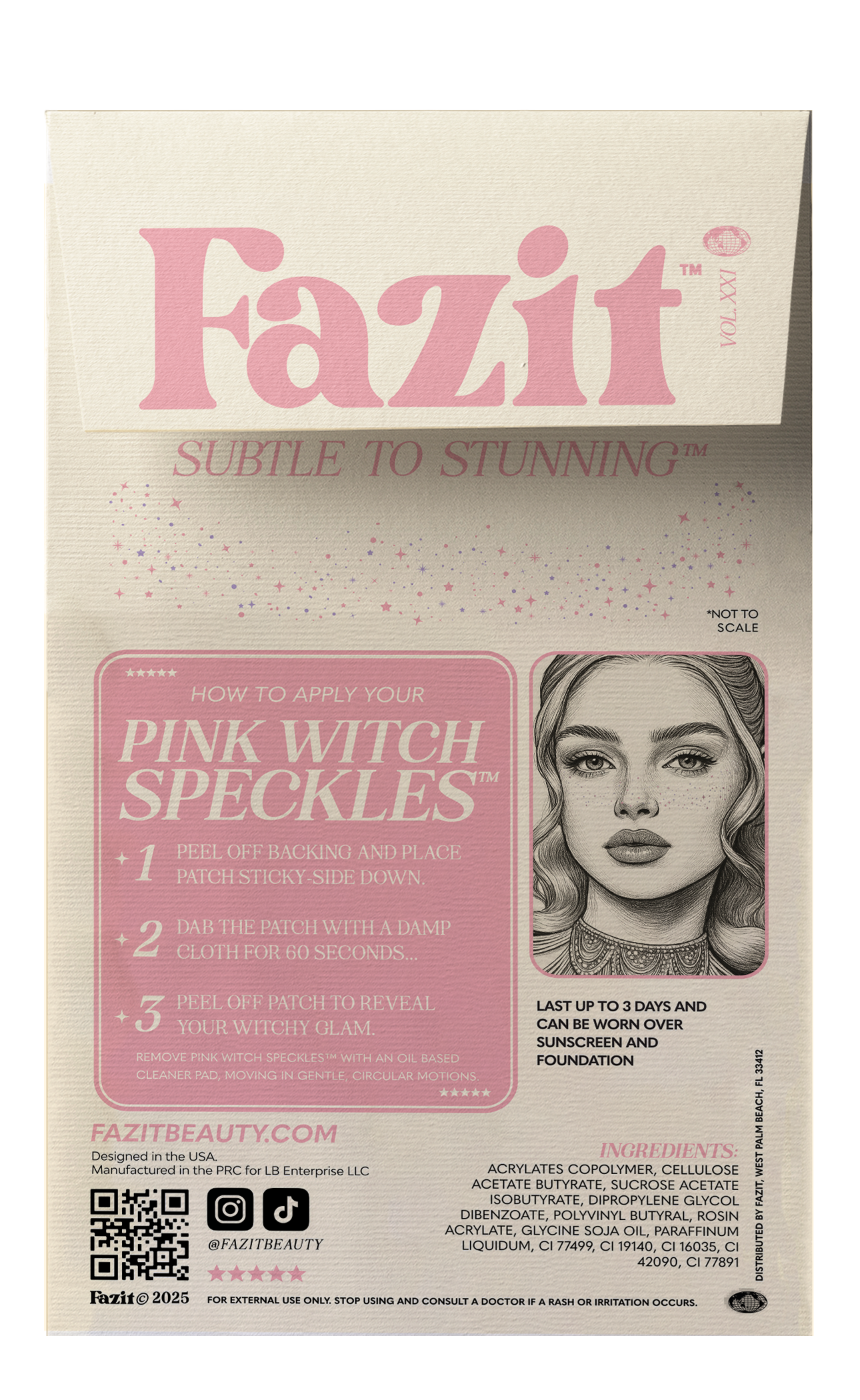 Pink Witch Speckles — The prettiest shades of pink freckles