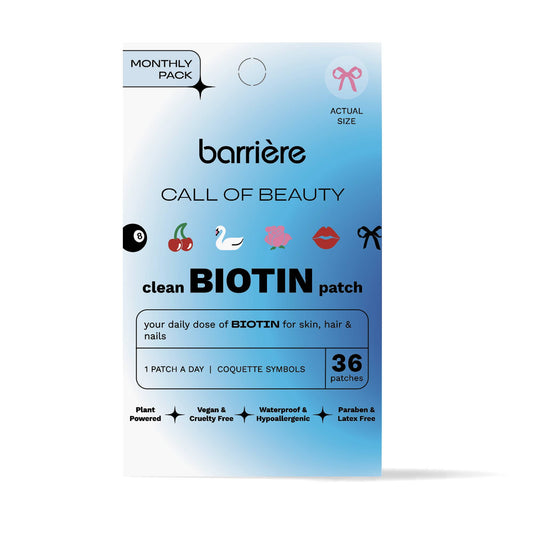 CALL OF BEAUTY Biotin patch 36pk coquette prints