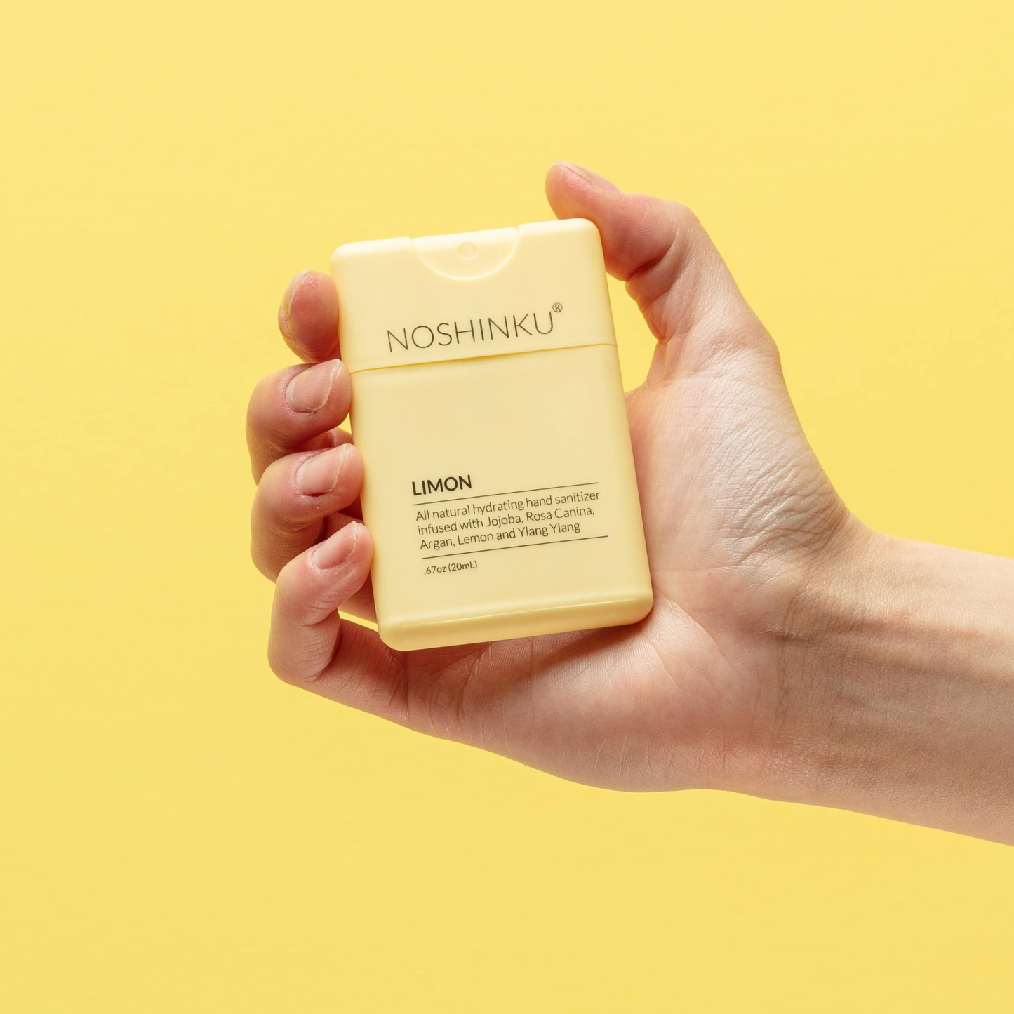 Refillable Lemon Ylang-Ylang Pocket Hand Sanitizer