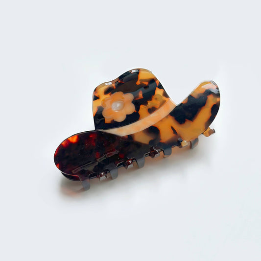 Cowboy Hat Hair Claw Clip