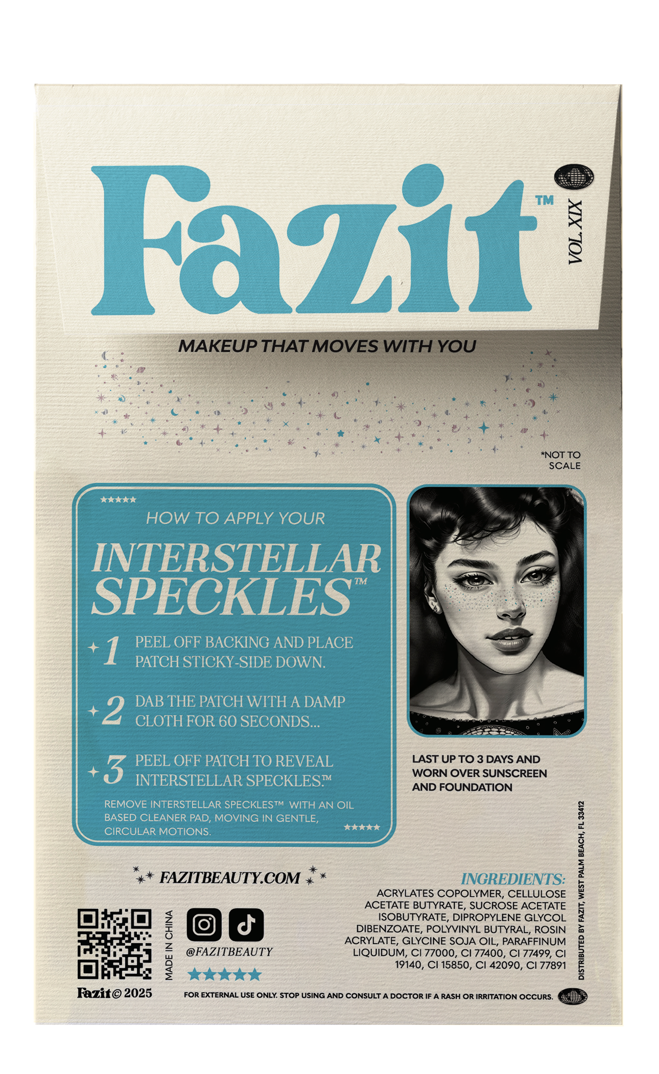 Interstellar Speckles — Night-sky Cosmic Everyday Glam