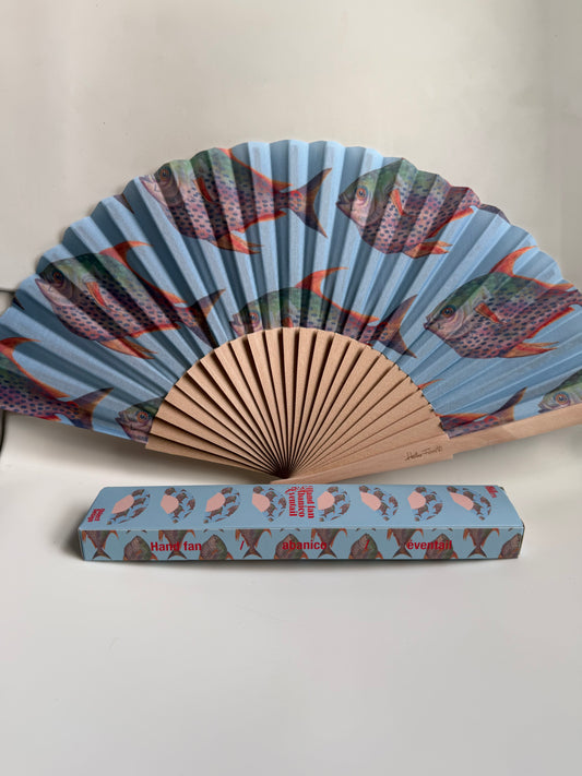 Helio Ferretti Hand Fan - Pisces